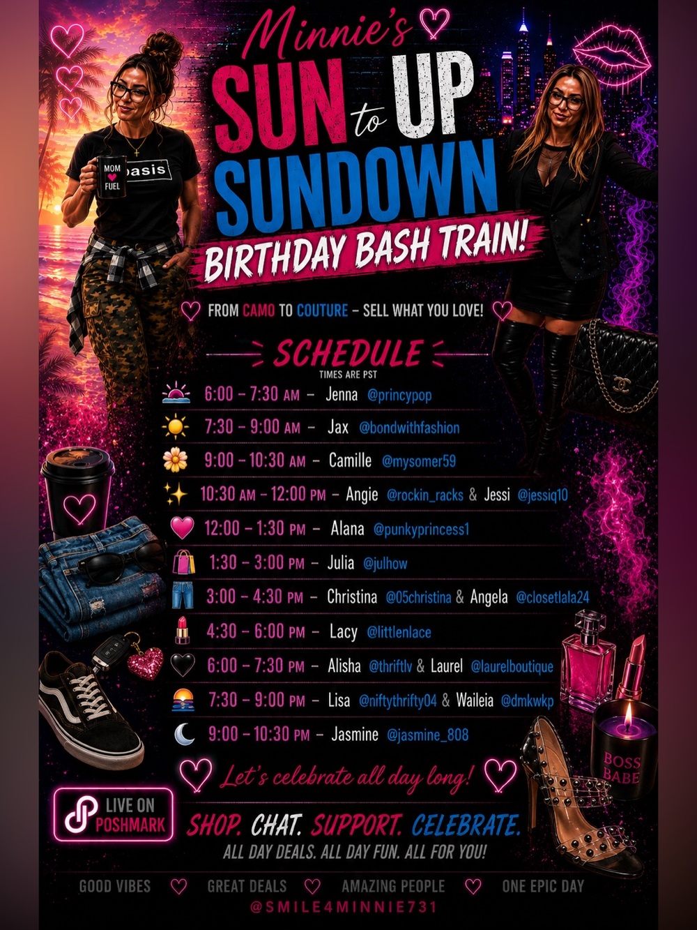 Minnie’s ✨ Sun Up to Sundown: Camo to Couture Birthday Bash! ✨ - Picture 3 of 3